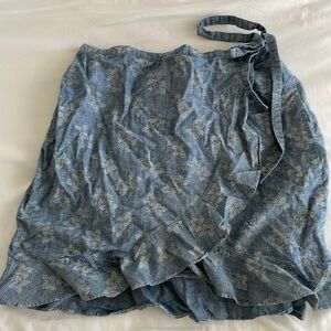 J crew factory chambray skirt